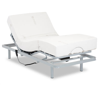 Electric articulated bed with viscoelastic mattress Tencel