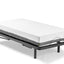 Electric articulated bed with wireless control and viscoelastic mattress