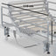 Articulated bed railings