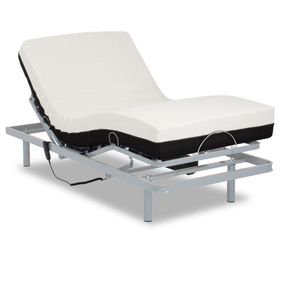 Electric articulated bed with viscoelastic orthopedic mattress