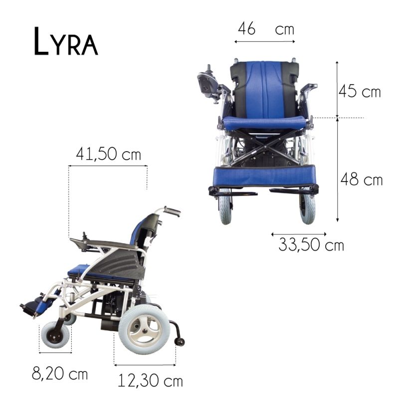 Lyra Folding Electric Wheelchair